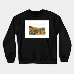 Peaceful Scenic Acrylic Art Landscapes Reproductions Crewneck Sweatshirt